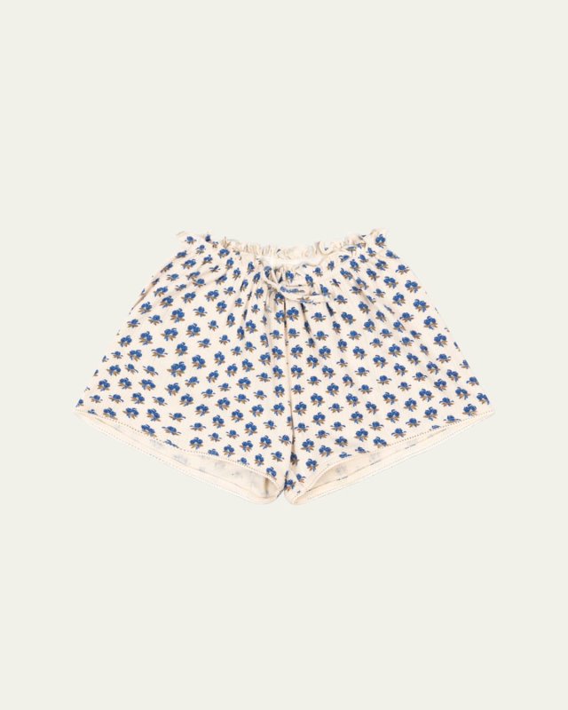 Girl's Mulli Floral-Print Shorts, Size 2-10